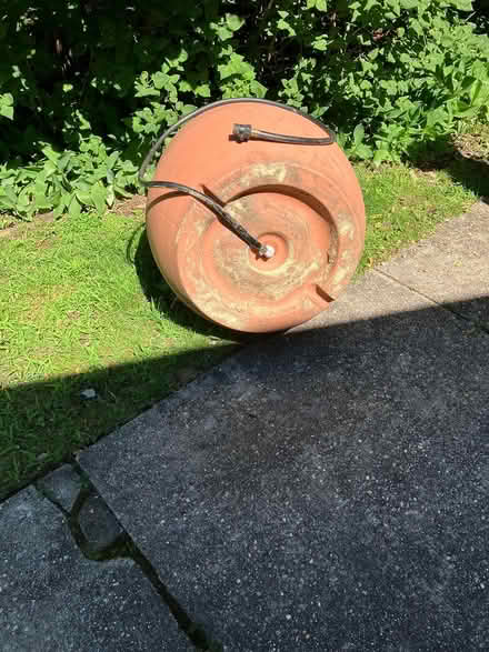 Photo of free rain barrel/cistern 65gal plastic (Newton Center) #3