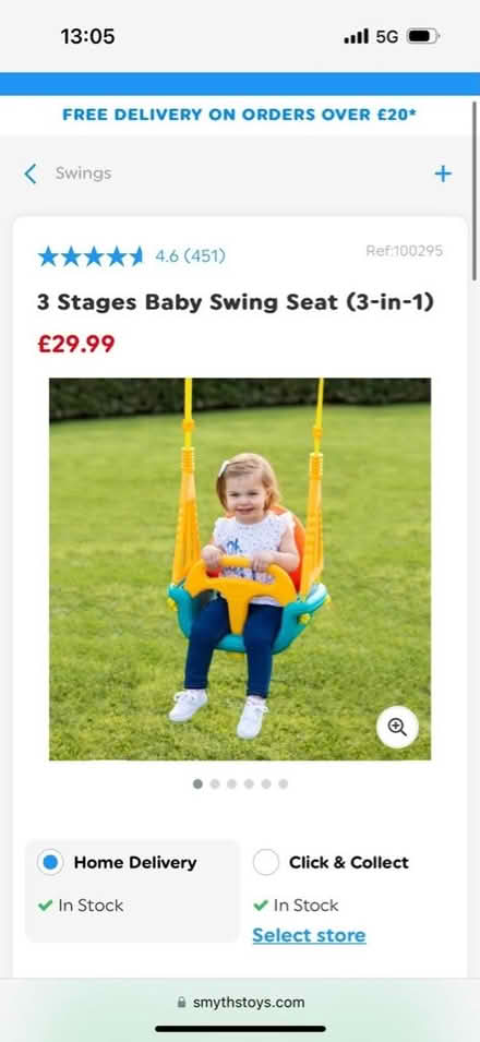 Photo of free Baby swing and sea saw set (Addlestone) #3