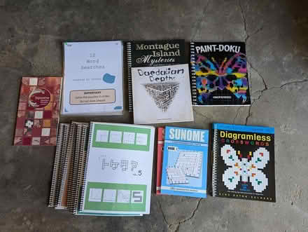 Photo of free Paper puzzle books (Davis Square Somerville) #1