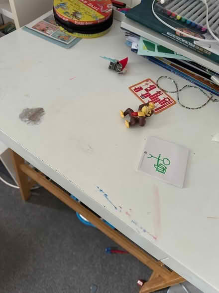 Photo of free White desk with single drawer (Potters Bar EN6) #2