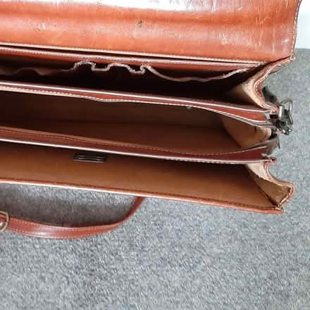 Photo of free Leather briefcase (Fleetville AL1) #2