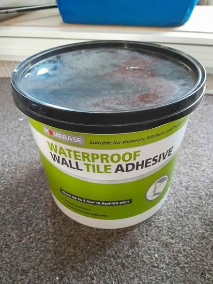 Photo of free Waterproof wall tile adhesive (Widdrington, Morpeth NE61) #1