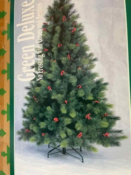 Photo of free Christmas Tree (Artificial) Green Box (Middleyard GL10) #1