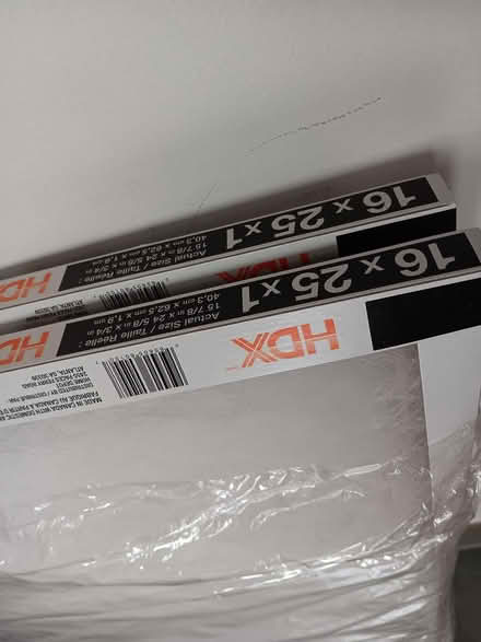 Photo of free Two 16x25 furnace filters (burlington) #1