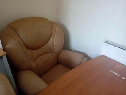 Photo of free Leather Sofa (Trent Vale) #1