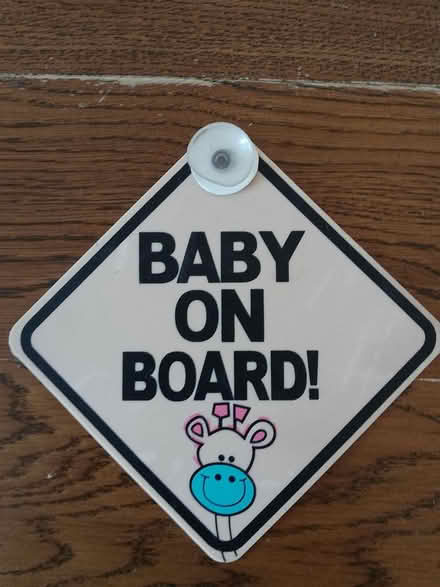 Photo of free Rectangular car sign (Eltham SE9) #1