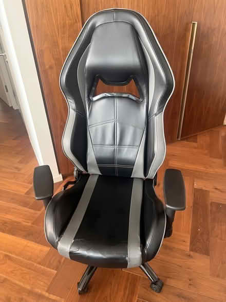 Photo of free Leather office chair (Nine Elms SW11) #1