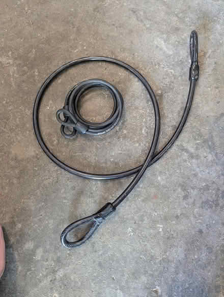 Photo of free 2 cables for bike locks (Davis Square Somerville) #1