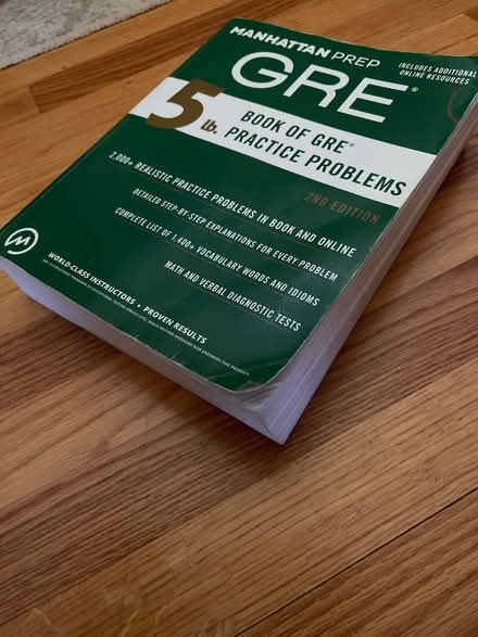 Photo of free GRE 5lb book 2nd ed (18103) #1