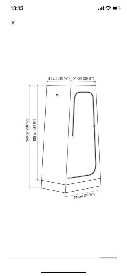 Photo of free Ikea hanging space (RG30) #3