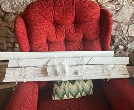Photo of free White Wood Blinds 87cm Wide (Worle BS22) #1