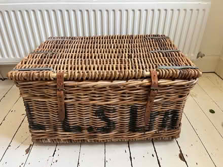 Photo of free Large wicker trunk (Stroud GL5) #1