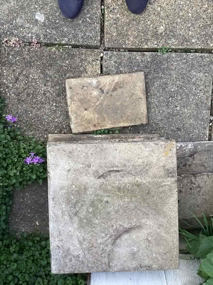 Photo of free Garden slabs (Tilbury RM18) #1