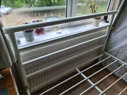 Photo of free Double bed frame (Batchwood/ New Greens AL3) #4