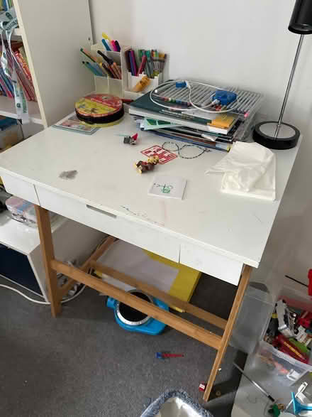 Photo of free White desk with single drawer (Potters Bar EN6) #1