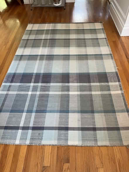 Photo of free Plaid Cotton 5 x 8' Rug (Highland Park) #1