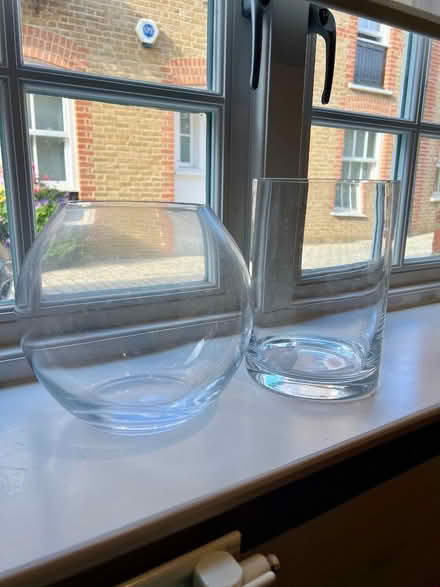 Photo of free 2 LSA glass flower vases (Pimlico SW1W) #1