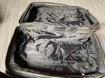 Photo of free Fabric military style suitcase (Henley in Arden) #2