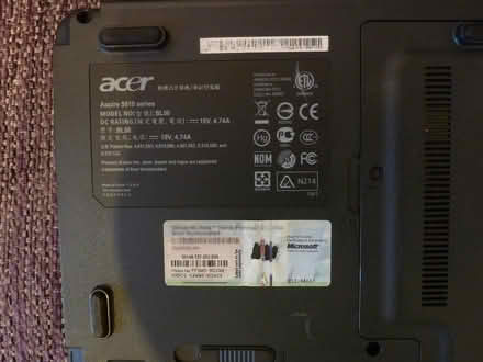 Photo of free Acer Aspire 5610 notebook (Portchester PO16) #4