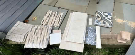 Photo of free Leftover tiles (Swan Terrace & Fort Hunt Rd) #1