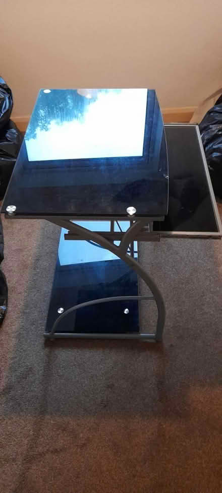 Photo of free Computer table (glass) (Abraham Heights LA1) #2