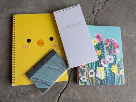 Photo of free Unused notebooks and planner (Davis Square Somerville) #1