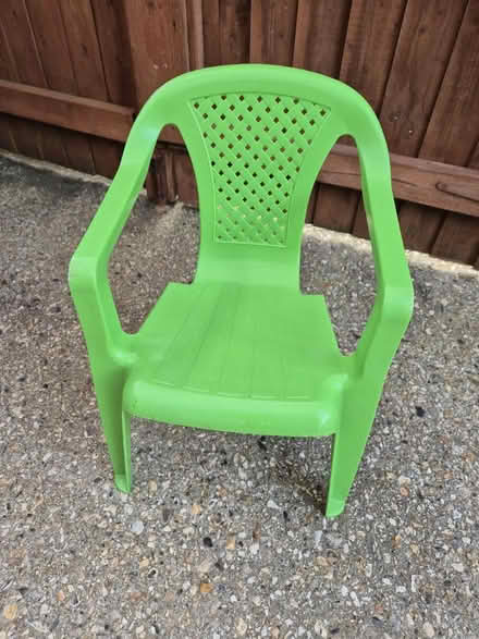 Photo of free Kids garden chair for repair (BH9 Muscliff)