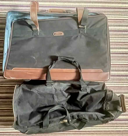 Photo of free two piece luggage collection - fair condition (a bit dusty) (Aigburth L17) #1