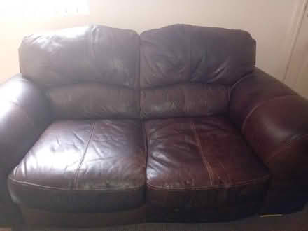 Photo of free Leather Sofa (Trent Vale) #3