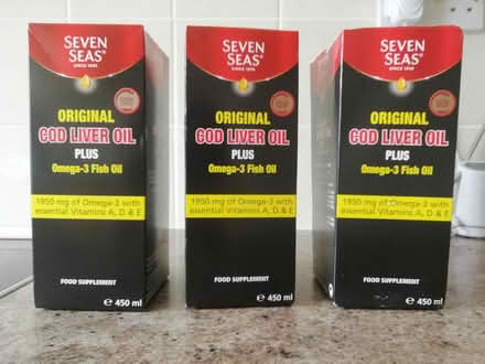 Photo of free 3 Bottles of cod liver oil (Glenfield LE3) #2