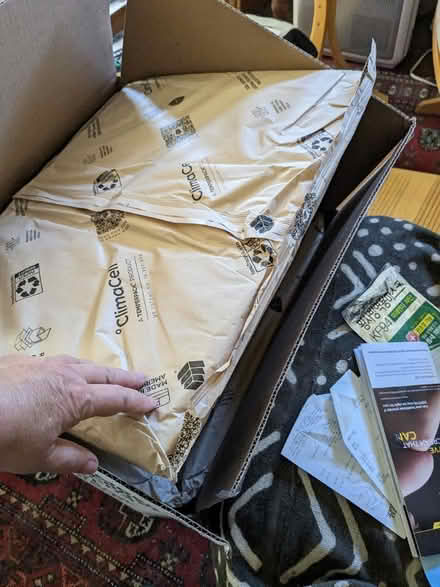 Photo of free Padded box (Berkeley) #2