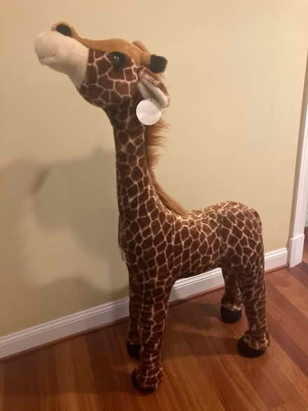 Photo of free Large Stuffed Giraffe (Bethesda) #1