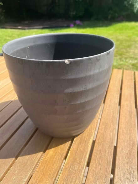 Photo of free Black Plant Pot (Winkfield Row RG42) #1