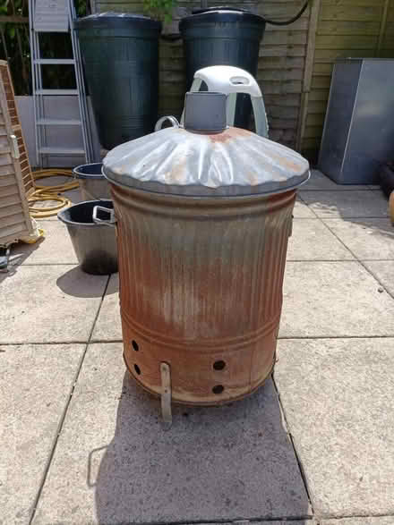Photo of free Metal Incinerator damaged underside (Shirley CR0) #1