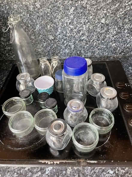 Photo of free Glass bottles and storage jars (South Ham RG22) #1