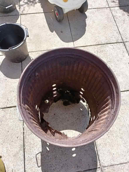 Photo of free Metal Incinerator damaged underside (Shirley CR0) #4