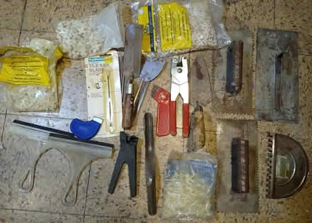 Photo of free Tiling tools (near Forest Glen Metro) #1