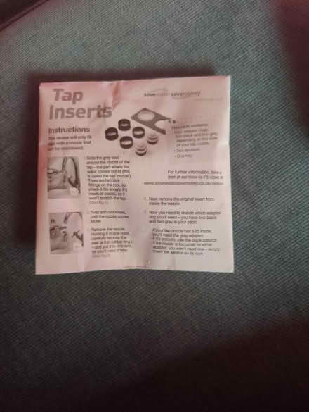 Photo of free Tap Inserts (Bromley SE26) #1