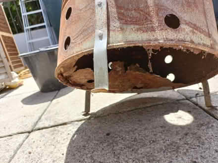 Photo of free Metal Incinerator damaged underside (Shirley CR0) #2