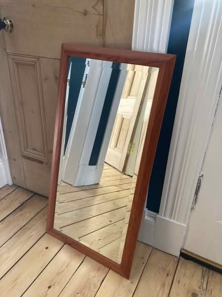 Photo of free Mirror with wooden frame (Hyndland, G12) #1