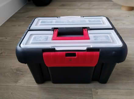 Photo of free Black/Red Plastic Toolbox (East Chichester) #2