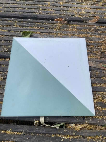 Photo of free 30 green and white tiles (Sydenham SE26) #1