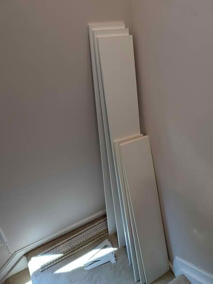 Photo of free Complete wall-mount shelf set (1533 Templeton Pl) #2