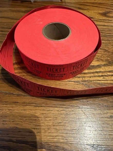 Photo of free Roll of tickets (North Los Altos) #1