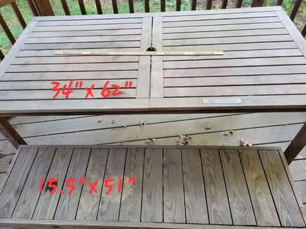 Photo of free Outdoor table & seatings (Oak Hill) #1