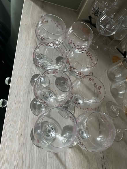Photo of free 8 matching gin glasses (Denton, M34) #1