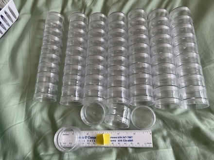 Photo of free Small plastic jars (Gilbertsville, PA) #1