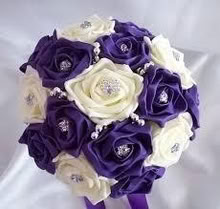 Photo of Cadbury's purple/dark purple Bouquet/button holes (Market Drayton TF9) #1