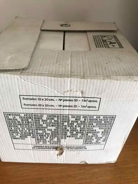 Photo of free Box of new, white, gloss, metro tiles (Hurstpierpoint BN6) #2