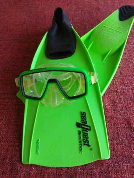 Photo of free Snorkel Set flippers & mask (Fleetville) #1